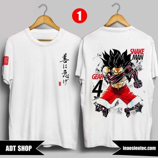 DEL HOT -  HOTBST áo phông One Piece in hình đẹp ⚡ Mẫu Áo in hình Luffy Gear 4 giá cực rẻ  / có size trẻ con