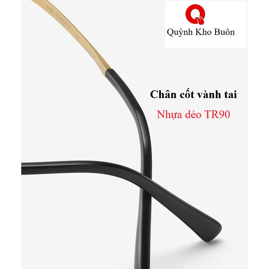 Gọng kính cận vuông kim loại nam nữ , nhiều màu sắc thời trang Quỳnh Kho Buôn Q62026 | BigBuy360 - bigbuy360.vn