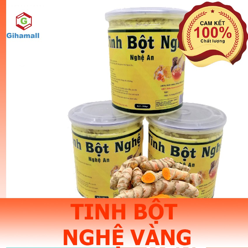 TINH BỘT NGHỆ NGUYÊN CHẤT- GIHAMALL, DÙNG CHO PHỰ NỮ SAU SINH LÀM ĐẸP DA XÓA VẾT NÁM