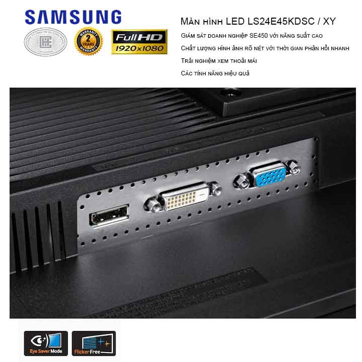 Màn hình Samsung LS 24E45 KDSC/XV 24inch FHD 60hz 5ms - Hàng chính hãng | BigBuy360 - bigbuy360.vn