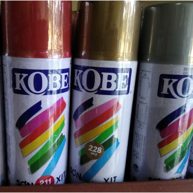 Sơn xịt Kobe các màu giá sỉ