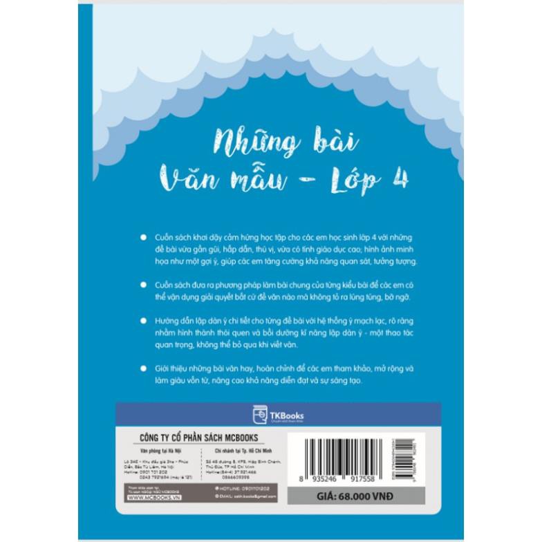 Sách - Những Bài Văn Mẫu Lớp 4