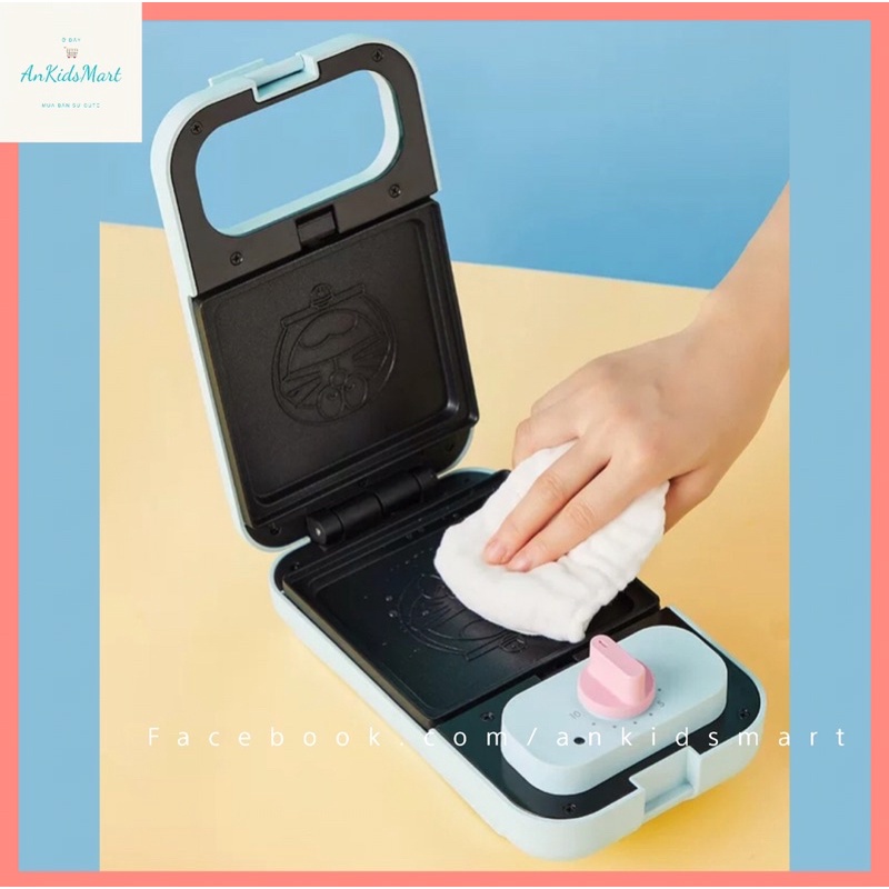 Máy làm bánh kẹp sandwich Doraemon JK1312-K72XD Joyoung Line Friends