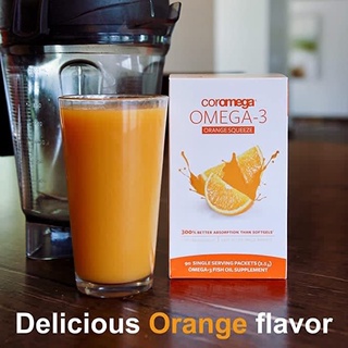 Dầu cá Coromega Omega-3 Orange Squeeze
