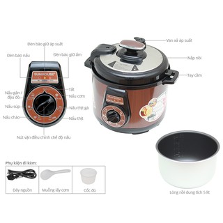 Nồi áp suất đa năng sunhouse shd 1552