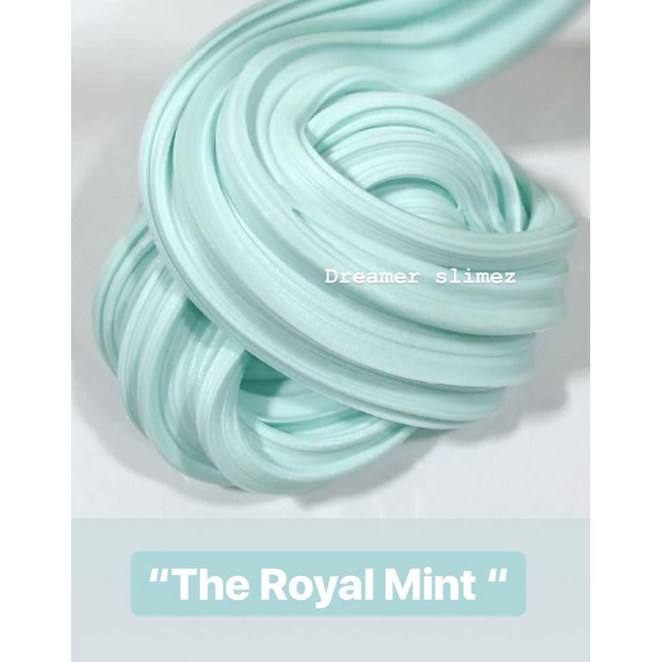 SLIME BƠ THE ROYAL MINT - BUTTER SLIME CỰC THƠM - SLIME THIẾT KẾ RIÊNG - SLIME MÀU XANH NGỌC