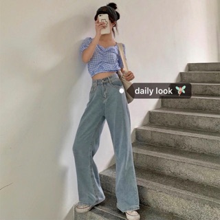 [CÓ SẴN] Quần Jean ống xuông basic