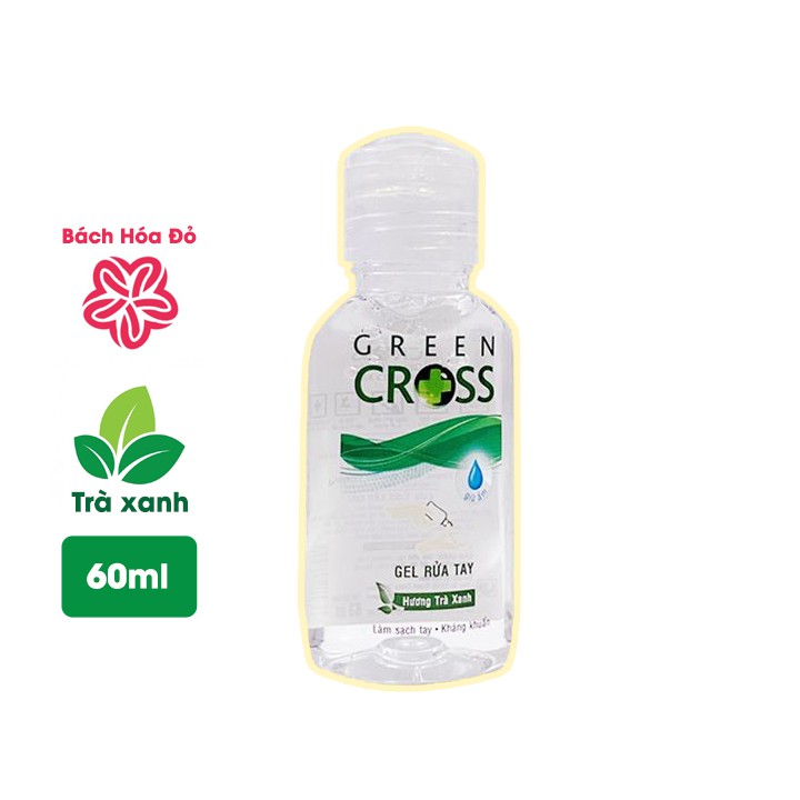 Gel rửa tay khô GREEN CROSS chai 500ml - Hương Trà Xanh (chai có vòi nhấn)