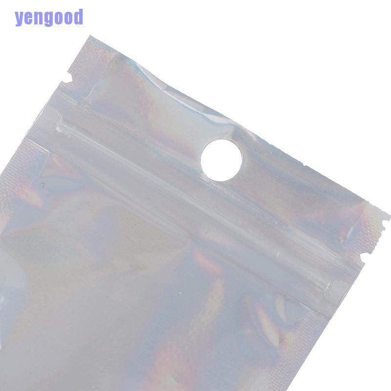 Túi Nhựa Đựng Kem Kỹ Thuật Số Màu Cầu Vồng Trang Trí