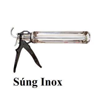 Súng bắn keo Silicon Sắt Inox