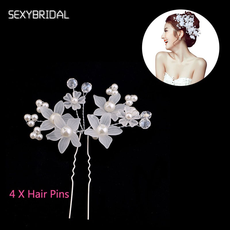 Phụ kiện tóc thời trang thanh tú cho cô dâu