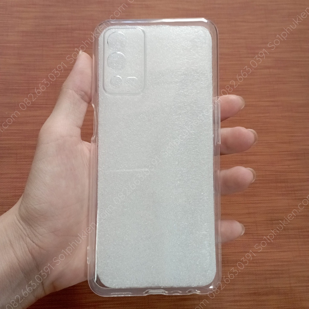 Ốp lưng dẻo trong cao cấp Oppo A55 4G loại chống sốc, loại dẻo trong bảo vệ camera bền đẹp