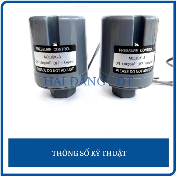 Rơ le máy bơm nước, Rơ le máy bơm tăng áp ren 12mm - 14mm