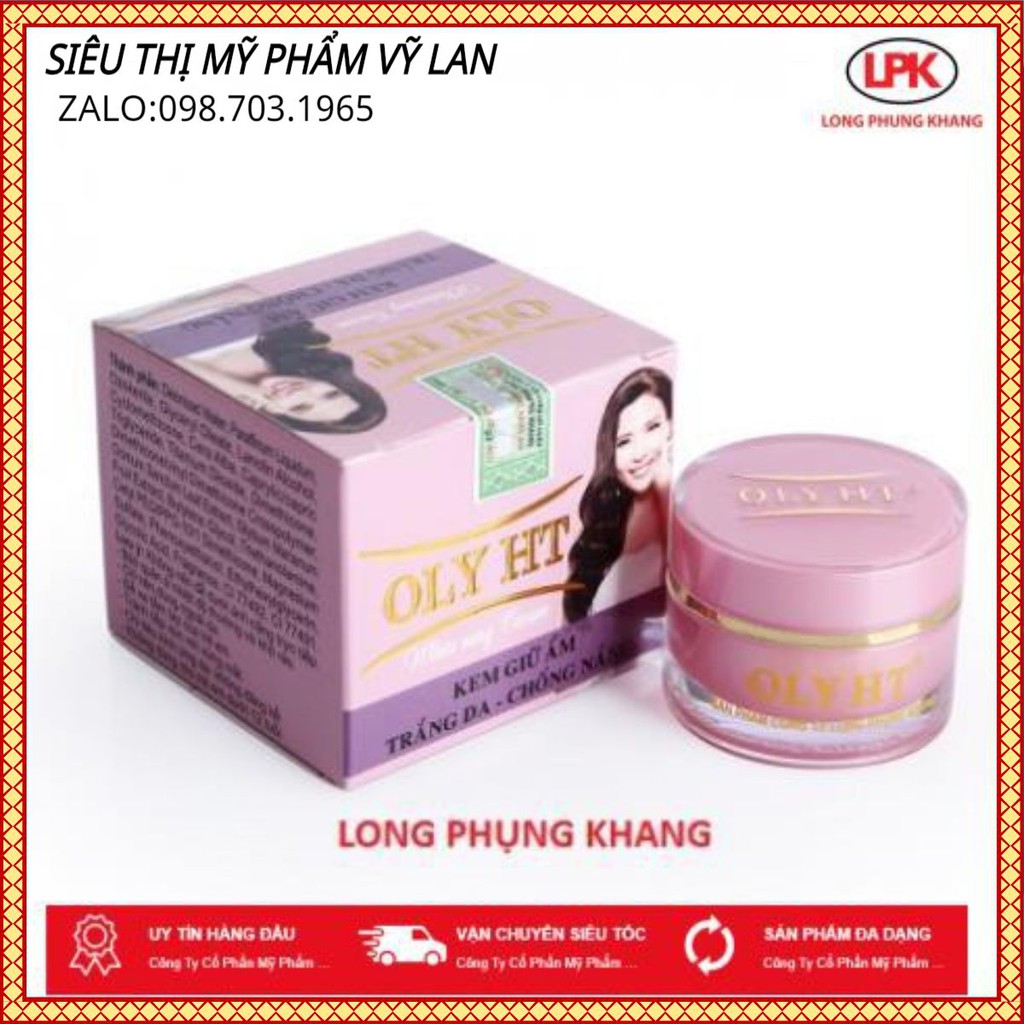 KEM GIỮ ẨM - TRẮNG DA - CHỐNG NẮNG OLY HT 12g