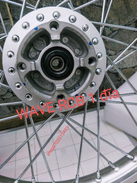 BÁNH CĂM WAVE,DRAEM Đùm Bạc zin, RCB chính hãng vỏ kiểu CRV Thái  má, bạc đạn zin,, GẮN vừa WAVE,DRAEM 1 đĩa trước