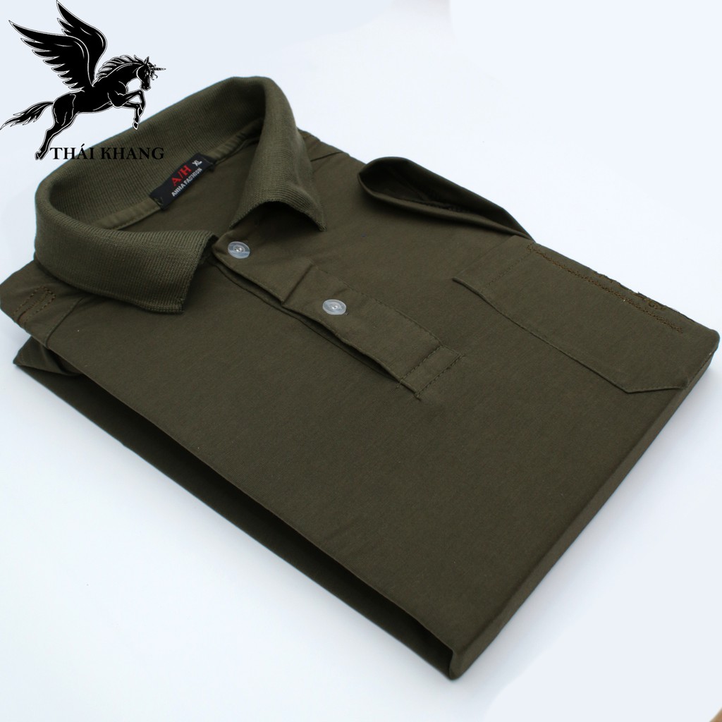 áo thun nam ngắn tay trung niên có cổ vải Cotton MÁT loại áo polo thun ngắn tay form rộng rãi TOG3 | BigBuy360 - bigbuy360.vn