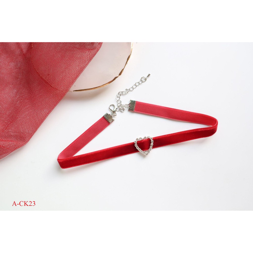 Chocker xinh BST màu đỏ A-ck19-24 Mayconner