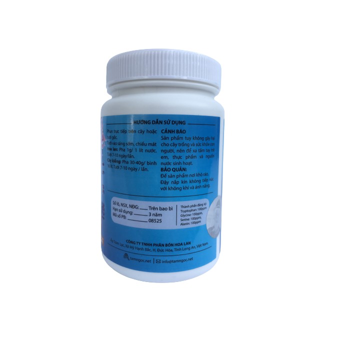Phân bón vi lượng ra hoa nhanh đồng loạt siamb3 Super 99% Tám Ngọc lọ 100g