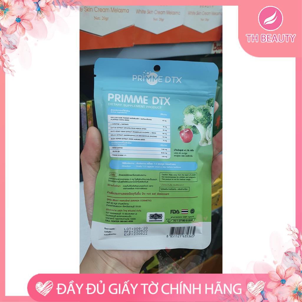 <THẬT 100%> Viên uống giảm cân hoa quả Detox Primmer