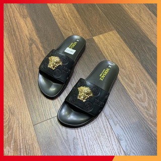 [Bán Chạy] DÉP LÊ NAM (#VERSACE) LOGO MADU VÀNG KHÔNG BAY MÀU
