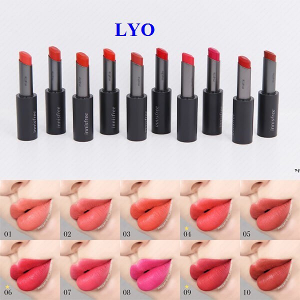 Son Innisfree Real Fit Matte Lipstick Hàn Quốc