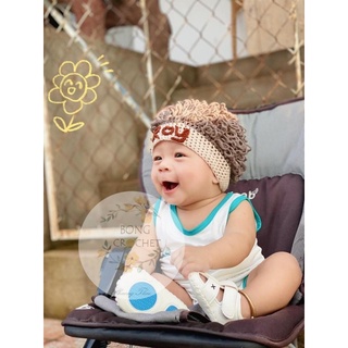 Mũ len tóc xoăn boy [crochet] 🧵🧵 xinh cho bé 💛