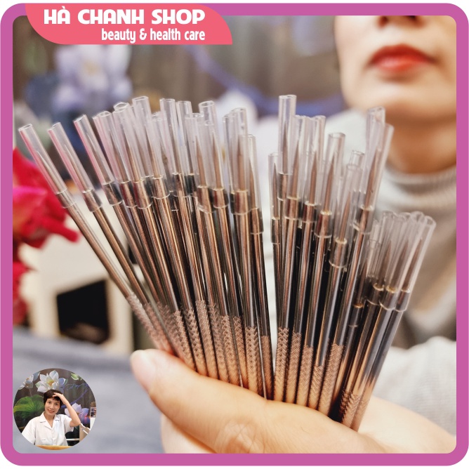 Que Nặn Mụn 2 Đầu Sắc Nhọn Combo 10 Chiếc Kim Nặn Mụn Bằng Thép Không Gỉ Kích Thước 15cm Lấy Mụn Dễ Dàng