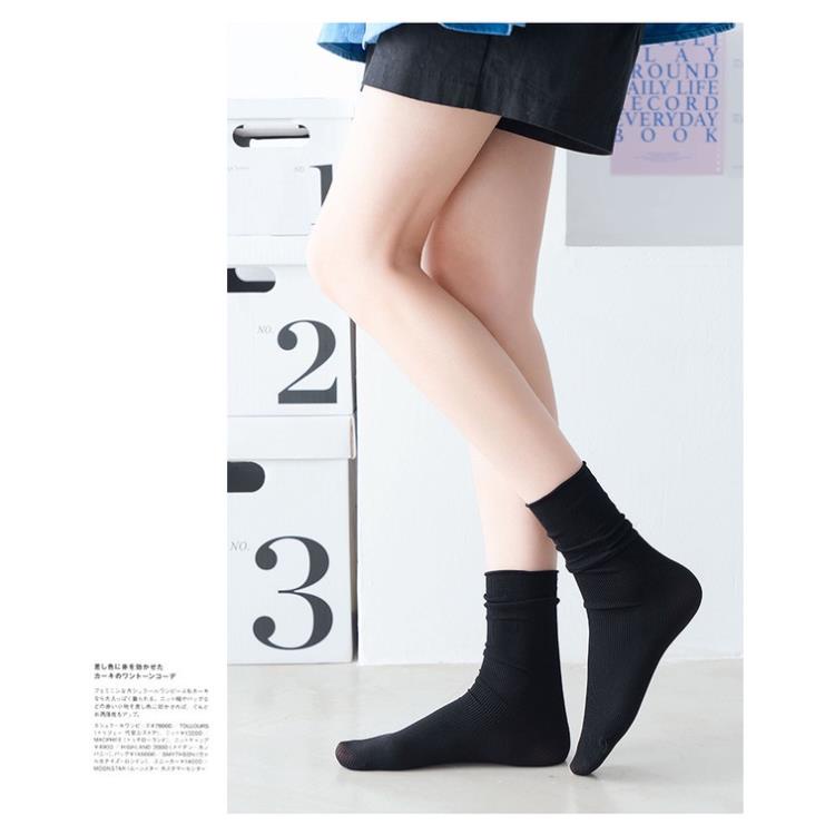 Tất nữ cổ cao KOGANO vớ nữ cổ cao co giãn nhiều màu đi làm, tập thể thao đa năng FAS-001321