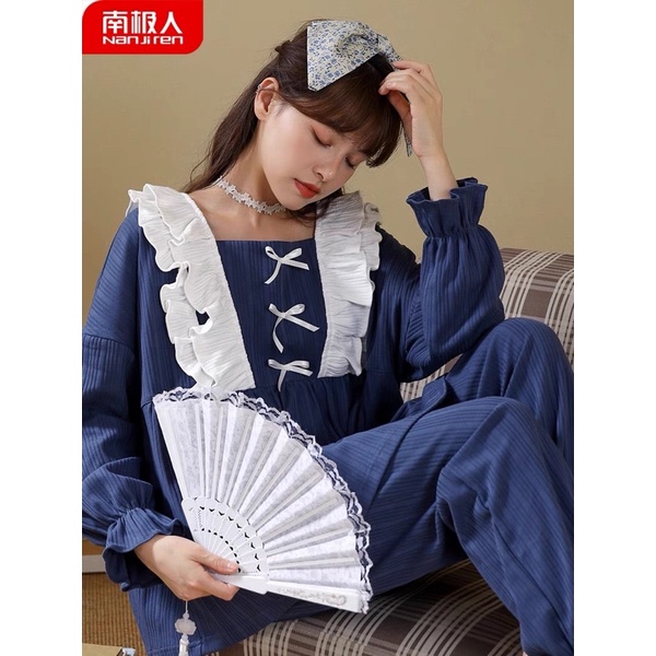 Bộ Ngủ Tiểu Thư Bánh Bèo Nhiều Màu Sắc , bắt mắt người nhìn