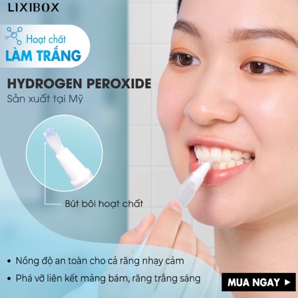 Combo Bàn chải điện, Máy tăm nước, Máy tẩy trắng răng Halio
