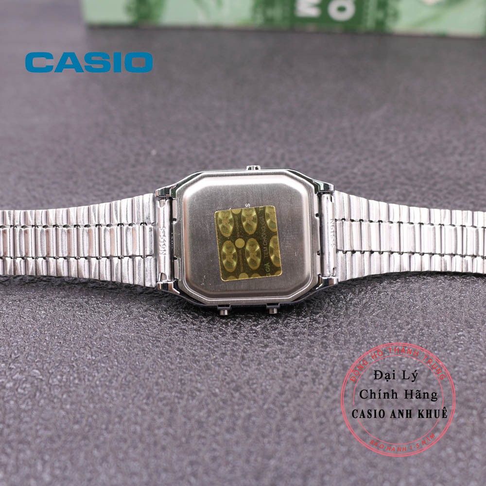 Đồng hồ Unisex Casio Vintage AQ-230A-1DMQ dây kim loại