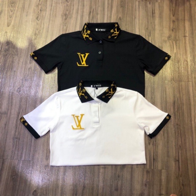 Áo thun nam cổ trụ_áo thun nam cổ bẻ thêu logo ( Chất cotton 100% thoáng mát) | BigBuy360 - bigbuy360.vn