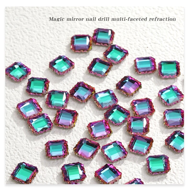 Set 10 Phụ Kiện Đá Pha Lê Trang Trí Móng Tay Sang Trọng