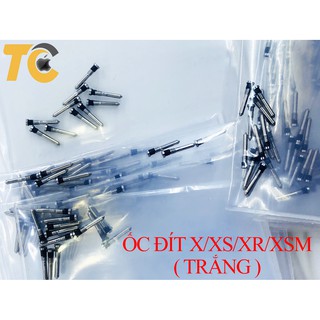 [10 con ốc] Ốc Đít iphone X/XS/XR/XSM màu Trắng bộ vít sửa chữa điện thoại, linh kiện iphone Trung Côi Apple