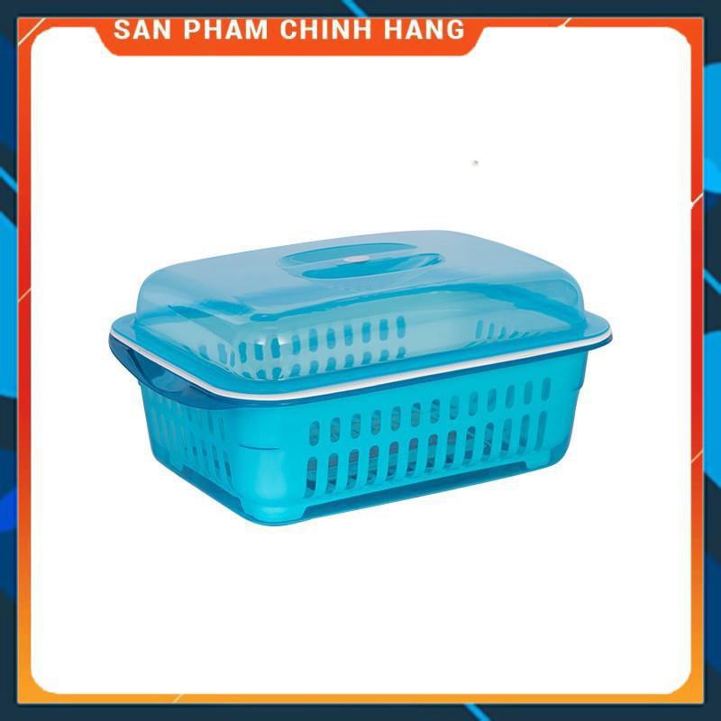 CHÍNH HÃNG -  Tủ đựng chén bát bằng nhựa có nắp đậy cao cấp,Hộp đựng bát đũa 2278