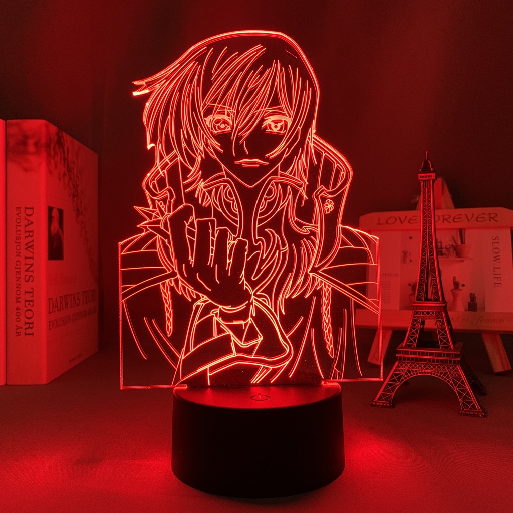 Đèn Ngủ LED Hình Manga Có Điều Khiển Từ Xa Độc Đáo