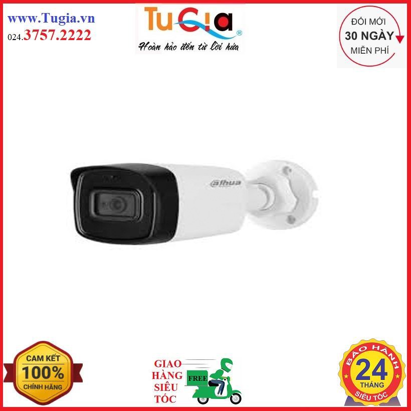 Camera HD-CVI 2.0 Mega Pixel hồng ngoại 40m ngoài trời Dahua HAC-HFW1200TLP-S4/S5 - Hàng Chính Hãng