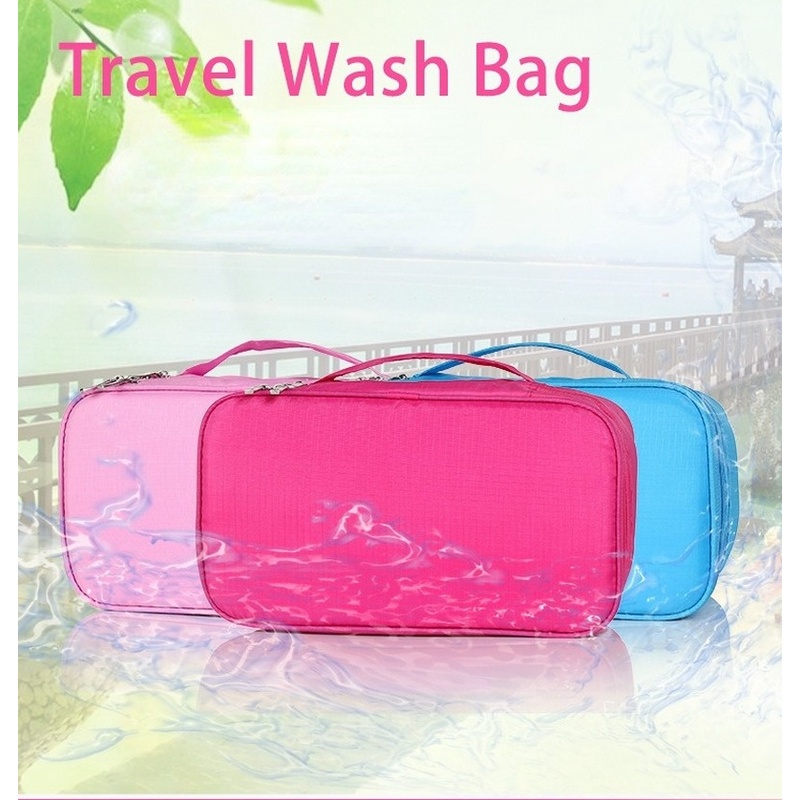 Túi Đựng Đồ Lót Hai Lớp Đa Năng Tiện Lợi Khi Đi Du Lịch