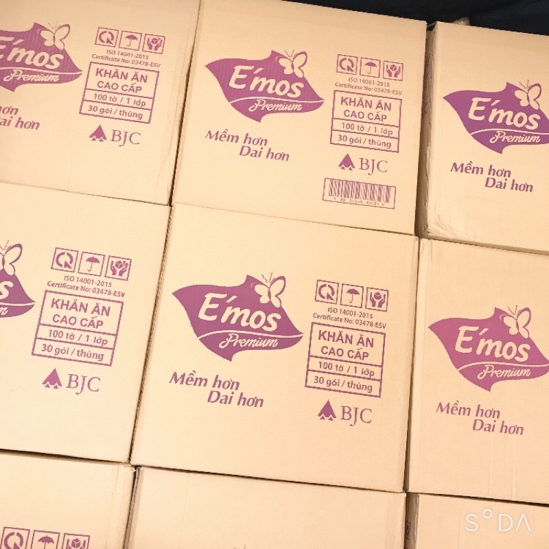 Giấy emos thung 30 gói giá sỉ