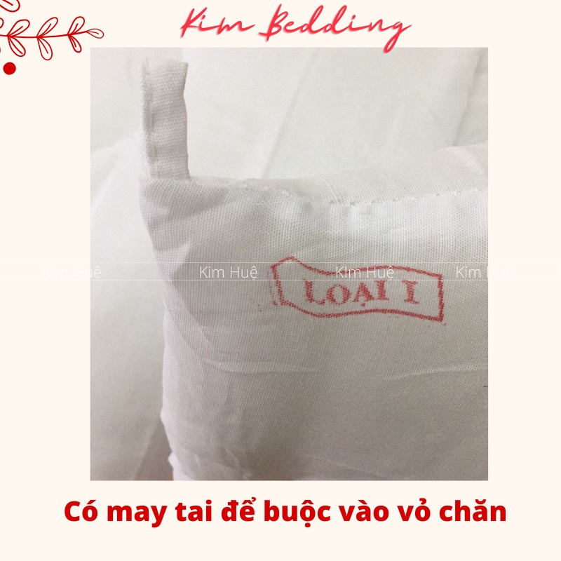 Ruột chăn bông trắng tinh 2mx2m2 (loại dày dặn) đắp đông êm nhẹ KimBedding