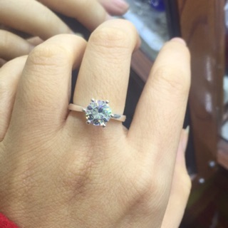 Nhẫn bạc ta đá cao Nmj mẫu bất kỳ