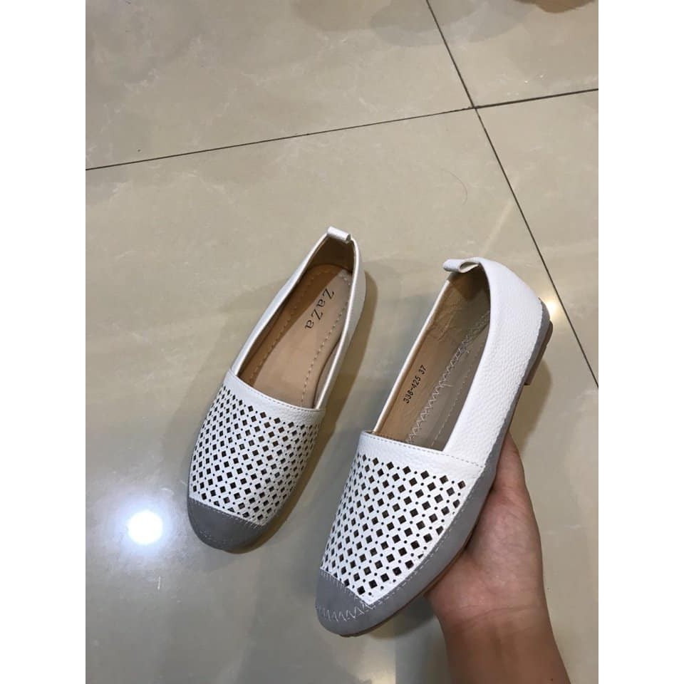 Giầy da bệt Zaza