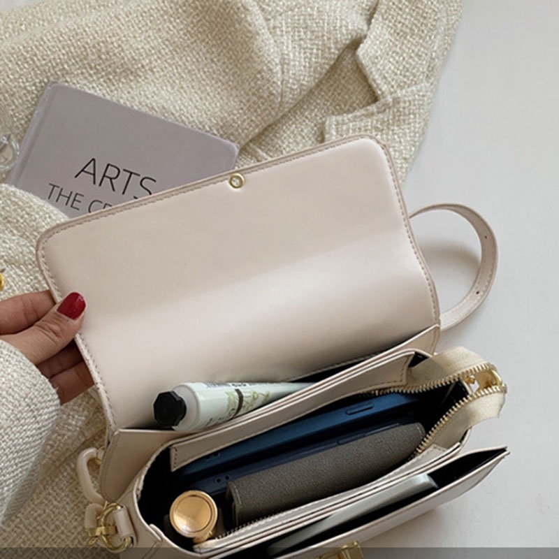 IELGY Túi Đeo Vai Có Dây Đeo Sợi Xích Phong Cách Phương Tây Thời Trang Cho Nữ