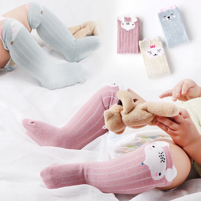 #set 3 đôi tất đùi trẻ em