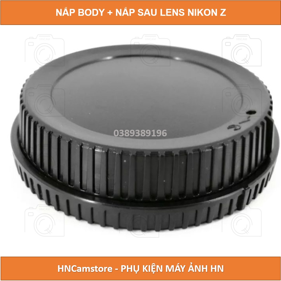 BỘ NẮP BODY + NẮP SAU LENS MÁY ẢNH NIKON NGÀM Z