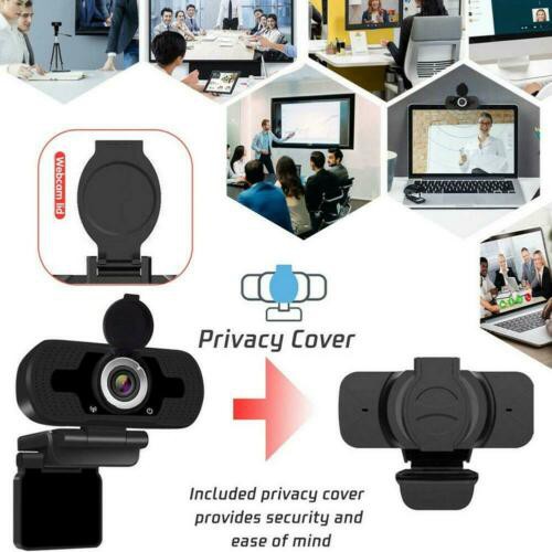 Webcam Full HD 1080P Tích Hợp Hai Micro Góc Ngang 85 Độ Hỗ Trợ Gọi Video / Phát Sóng Trực Tuyến Cho Máy Tính