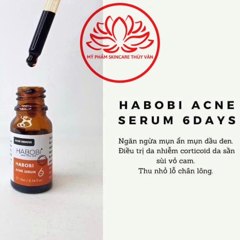 Serum 06 Giảm Mụn Mờ Thâm Se Khít Lỗ Chân Lông Chính Hãng HABOBI 10ml