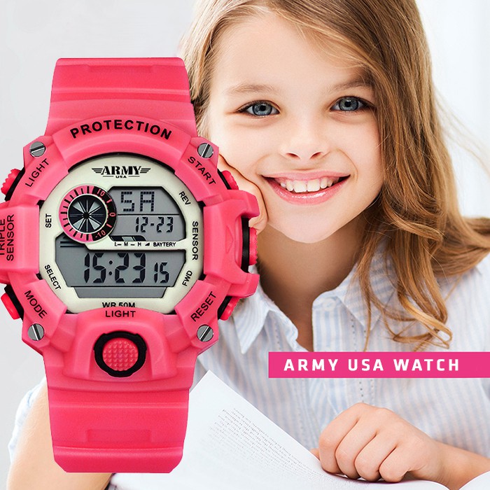 Đồng hồ Trẻ Em ARMY TYLER USA An toàn tuyệt đối cho Bé, Chống Sốc, Chống Nuốc Tốt