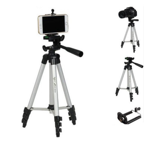 Bộ 1 Tripod  kèm 1 Giá đỡ điện thoại và 1 Remote | BigBuy360 - bigbuy360.vn