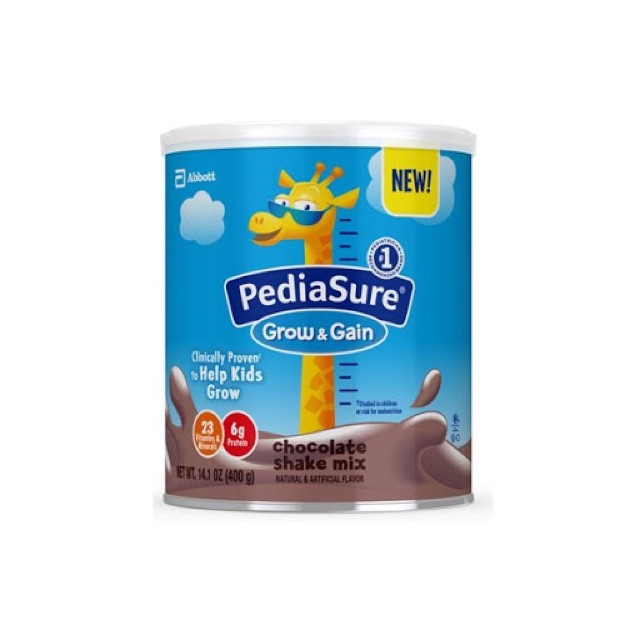 [Date:2022] Sữa bột PediaSure Grow &amp; Gain Non-GMO 400g